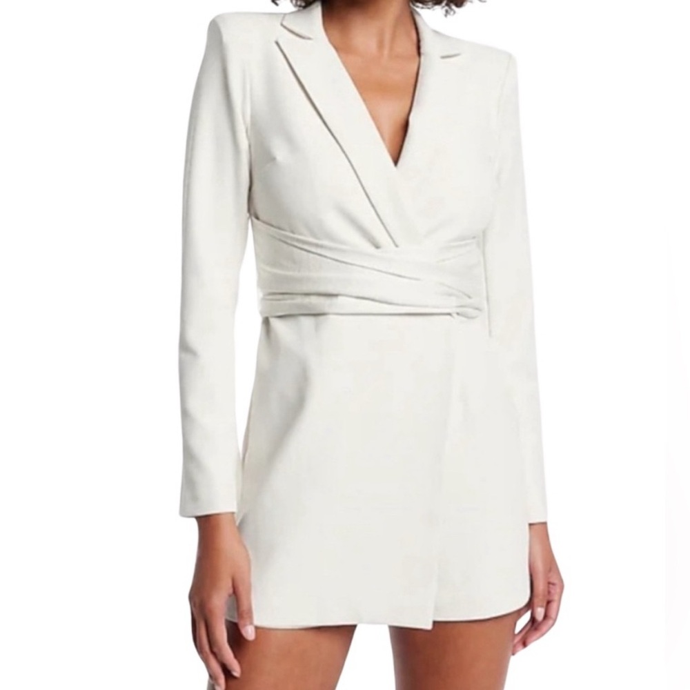 Express Cream Mini Dress